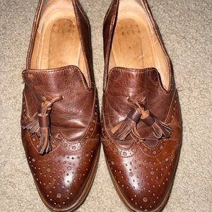 Leather chic comfy shoes